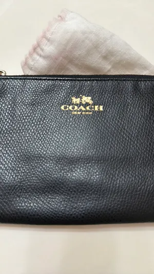 Coach Black Leather Wristlet thumbnail 7