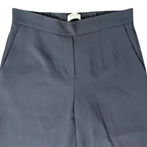 Babaton Navy Blue Cohen Pleated Crepe Tapered Leg Pants Elastic Waist size 4 thumbnail 9