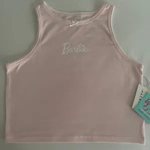 NWT Barbie Light Pink Tee with Inspiring Stories Tag size M thumbnail 1