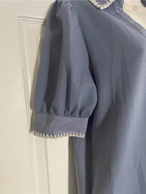 Betsey’s Boutique Shop Puff Sleeve Dress with Contrast Trim thumbnail 3
