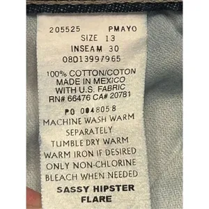 Vintage Tommy Hilfiger Sassy Hipster Flare Jeans Size 13/30 Y2K 2000 (4607) thumbnail 8