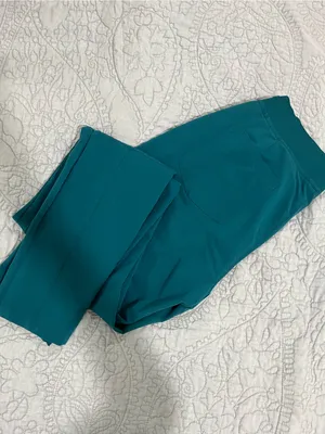 Mandala scrubs 6 pocket slim pant - peacock thumbnail 2
