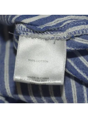 Retro Modcloth Blue Striped Lace Trim Long Sleeve Top Peter Pan Collar Size 4X thumbnail 10
