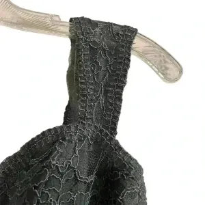 Mori‎ Lee Dark Gray Lace Evening Gown Size 10 Sleeveless V-Neck Short Dress thumbnail 5