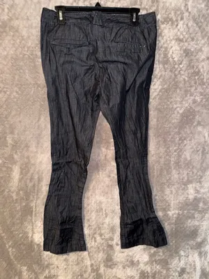 Converse One Star Women's Dark Wash Braided Detail Pants Size 6 thumbnail 6