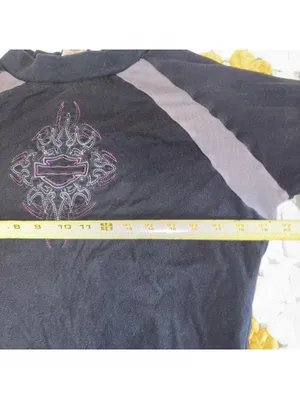 Harley-Davidson Womans XL Sauk City Wisconsin Black Long Sleeve Thick warm Layer thumbnail 8