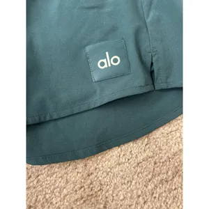 Alo High-Waist Elevation Fleece Lined Mini Skirt, Midnight Green, Size XS New thumbnail 7
