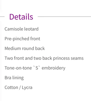 Sansha Sign camisole leotard SASHA L1554C thumbnail 4
