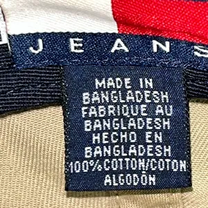 Tommy Hilfiger, Tommy jeans, khaki unisex hat w/ leather adjustment strap thumbnail 5