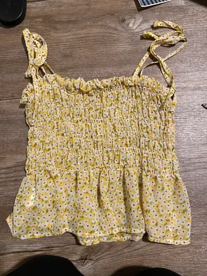 Boutique Tank Top Yellow thumbnail 1