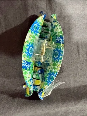 Free People Well Traveled Acrylic Hair Clip in Lemon Tree NWT thumbnail 3