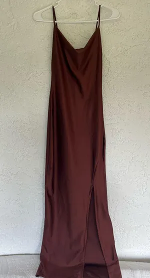 Brown Long Dress thumbnail 2