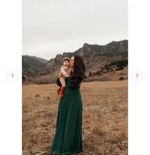 New Lulus Divine Hunter Green Backless Maxi Dress Size Large MSRP $89 thumbnail 5