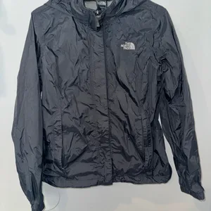 THE NORTH FACE HYVENT Women's 3 in 1 Windbreaker Jacket Hooded Black SZ Medium‎ thumbnail 2
