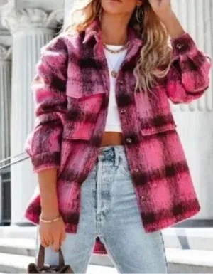NWT VICI London Plaid Shacket thumbnail 1