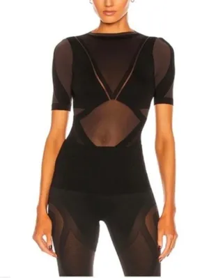 Wolford x adidas Sheer Motion Bodysuit Size XS thumbnail 4