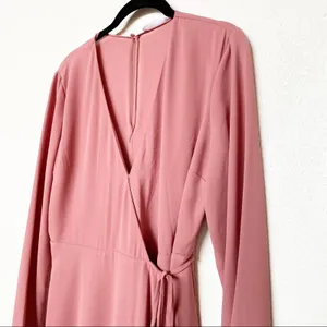 Lush Elly Wrap Dress Withered Rose Size Medium thumbnail 3