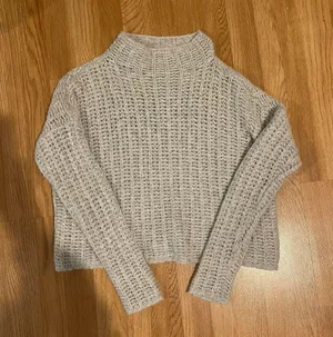 Aerie Light Grey Sweater thumbnail 1