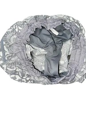 lululemon athletica Women’s Size 10 Gray Floral Printed Athletic Tracker Shorts thumbnail 3