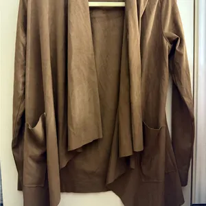 Kendall &‎ Kylie Women's Open Front Suede Jacket thumbnail 1