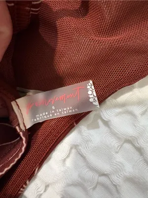 Free People Movement Sneak Peak Printed Bra in Small Color Ginger Spice thumbnail 4