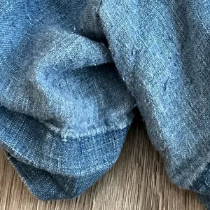 Women’s Lounge Linen Boxer Shorts *flaw | Blue | XL thumbnail 5