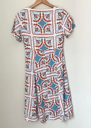 Anthropologie Maeve Praslin Lion Buttondown Dress thumbnail 4