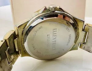 Ellen Tracy™️ Gold Tone Watch with Rhinestones thumbnail 5