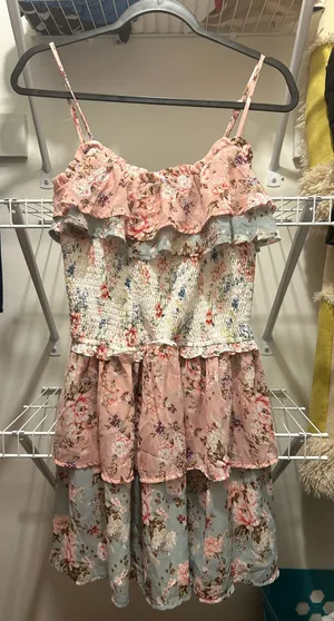 Storia smocked lsf style ruffle dress thumbnail 1