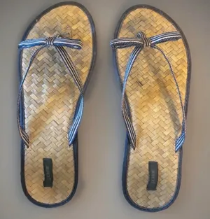 J. Crew RibbonBasket Weave Sandals Sz 8 thumbnail 1