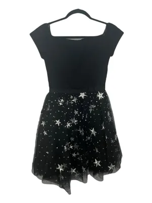 new Sherri Hill ★ 51505 ★ Off the Shoulder Tulle A Line Cocktail Dress ★ Black 4 thumbnail 5