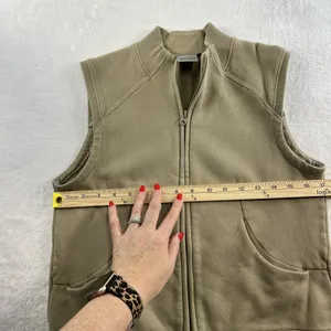 VTG Y2K Nike XS Vest Full Zip Sleeveless Fleece Pockets‎ Outdoor Casual Grunge thumbnail 10