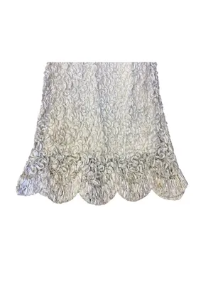 Vintage Jack Bryan Cream Lace Maxi Dress Womens XS? (0-2) Long Sleeve Boho USA thumbnail 11