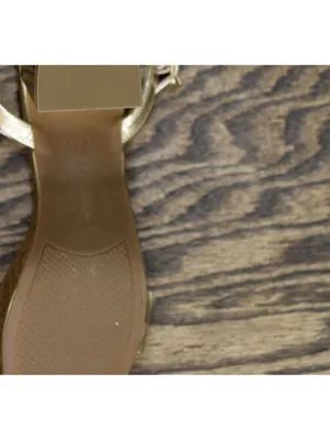 NWT Bandolino Pennie Platform Block Heel Sandals BNPENNIE3 Platino Gold 6M thumbnail 15