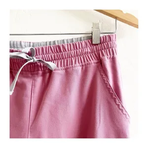 Beyond Scrubs 9 Pocket Tapered Leg Cargo Pant In Strawberry Mousse Petite Small thumbnail 6
