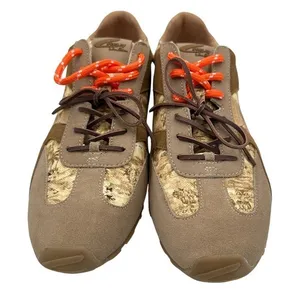 Sam Edelman Women's Size 9 Sneakers Tan Camo Tropical Print Lace Up Casual Shoes thumbnail 3
