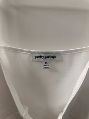 Pretty Garbage tie cami White Size M thumbnail 4