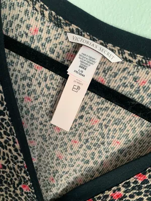 Victoria’s Secret Leopard / Roses Onesie Large thumbnail 3