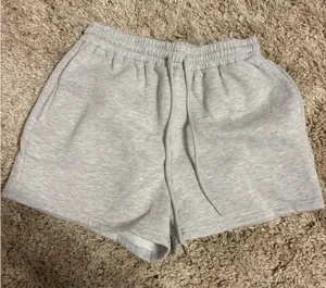 Amazon Sweat Shorts High-Waisted Grey Medium thumbnail 1
