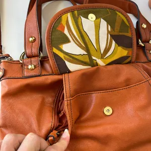 Relic Y2K Cognac Crossbody Satchel Bag Boho Indie Sleaze 70 Inspire Faux Leather thumbnail 8