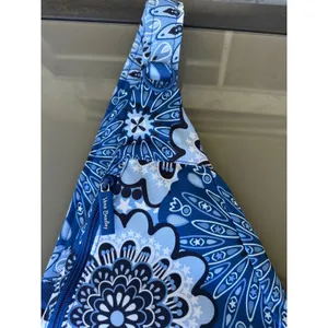 Vera Bradley Essential Sling Backpack Blue‎ Star Medallion EUC thumbnail 2