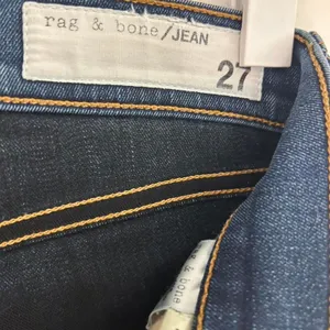 Rag & Bone Skinny Jeans Womens 27 Blue‎ Denim Dark Wash Distressed Stretch thumbnail 2