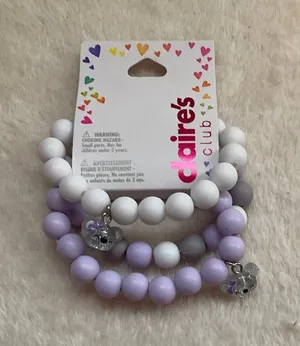 Claire’s Bracelets Purple thumbnail 1