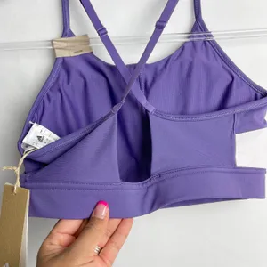 Adidas Purple Sports Bra thumbnail 3