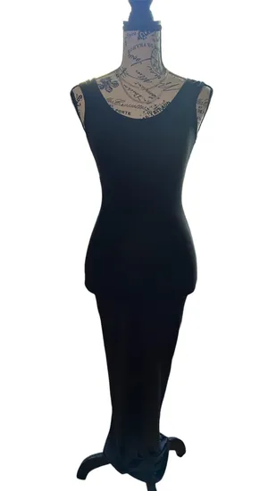 NWT Black Maxi Dress Size M thumbnail 1