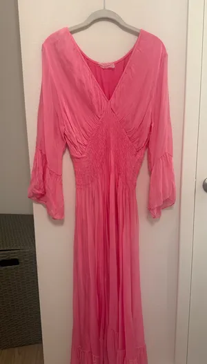 Italian Boutique Hot Pink Maxi Dress thumbnail 1