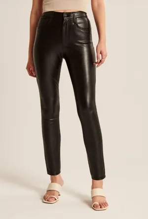 Abercrombie Leather Skinny Pants thumbnail 1
