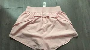 alo pink shorts thumbnail 1