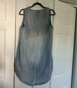 Cupshe Denim V-Neck Mini Dress thumbnail 4