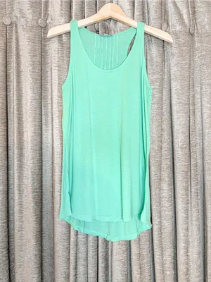 Southern Tide Green Sleeveless Scoop Neck Racerback Tank Top Size Small thumbnail 2